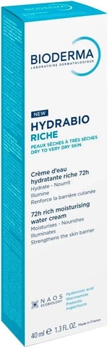 Bioderma hydrabio 72h - hydrabio, rich